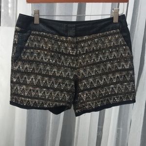 Trina Turk tribal Aztec pattern shorts